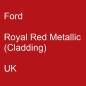 Preview: Ford, Royal Red Metallic (Cladding), UK.